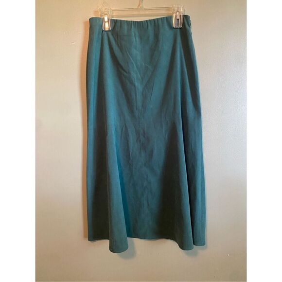 JM Collection Diagonal Seam MIDI Skirt Pull On Style With Zipper Size 10 - Picture 1 of 7